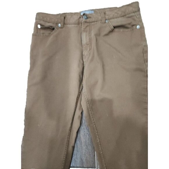 Member's Mark Men's Logan Brown Slim Fit 5-Pocket Pants  32 X 28 - Picture 2 of 8